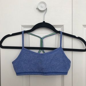 Ivviva blue sports bra